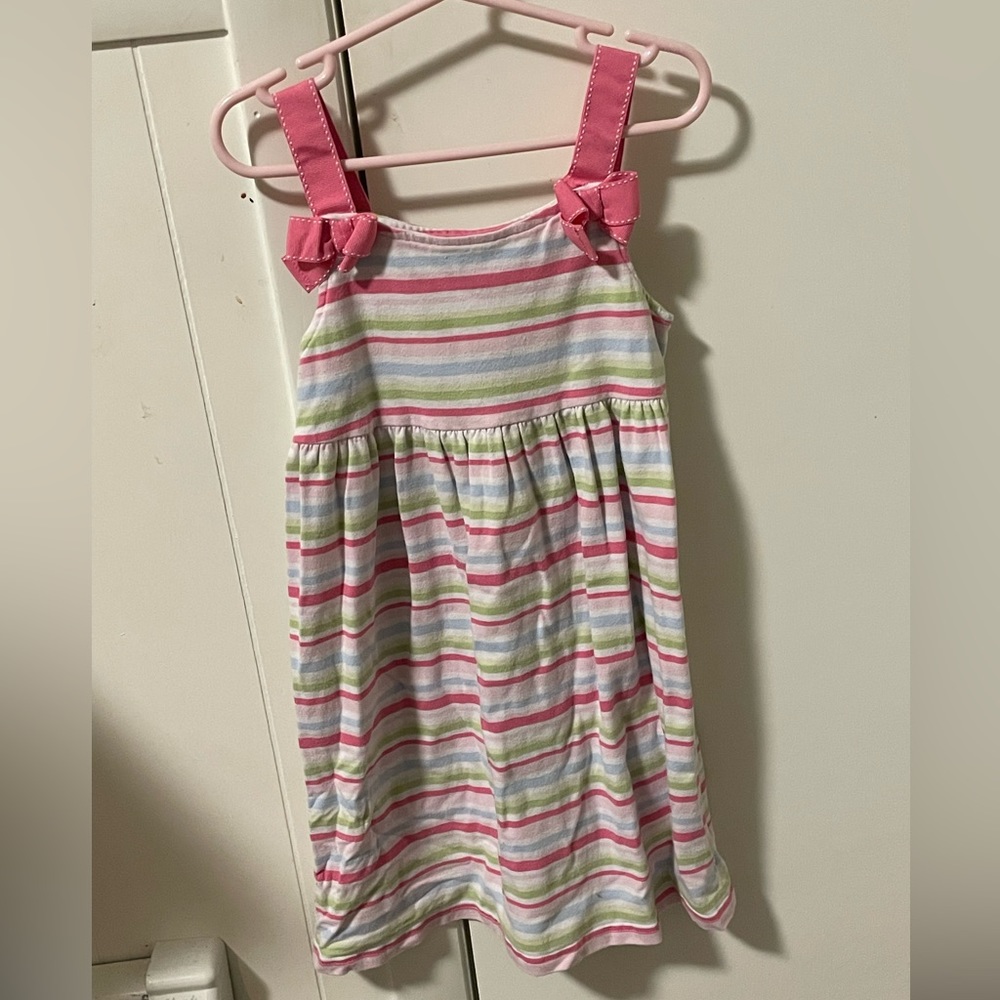 Gymboree pink striped sundress